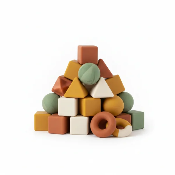 365-TIENDA set de 22 piezas de silicona Montessori para bebés de 6 a 12 meses