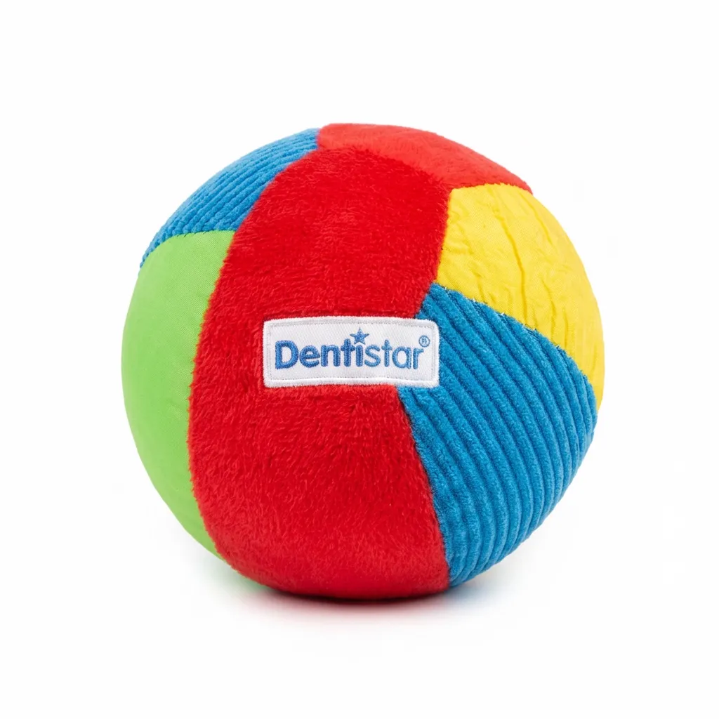 Pelota sensorial Dentistar con múltiples texturas